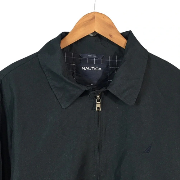 B8 Vintage Mens NAUTICA Designer Full Zip Jacket L - Picture 3 of 5